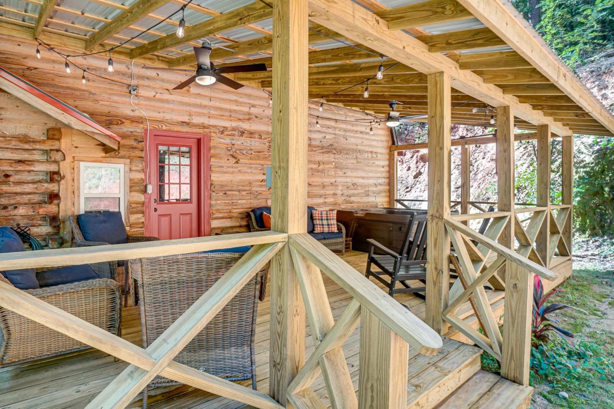 Villa North Georgia Mtn Escape With Hot Tub And Games! Sautee Nacoochee Esterno foto