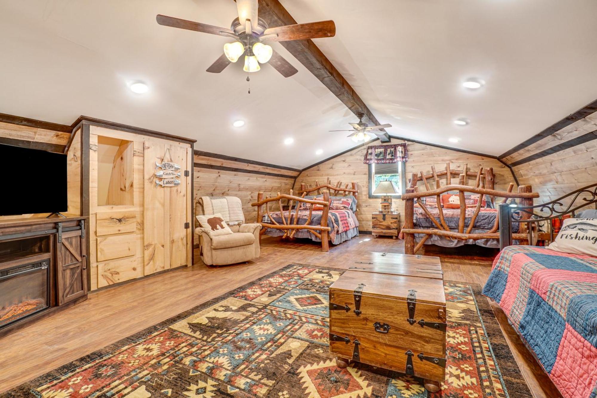 Villa North Georgia Mtn Escape With Hot Tub And Games! Sautee Nacoochee Esterno foto