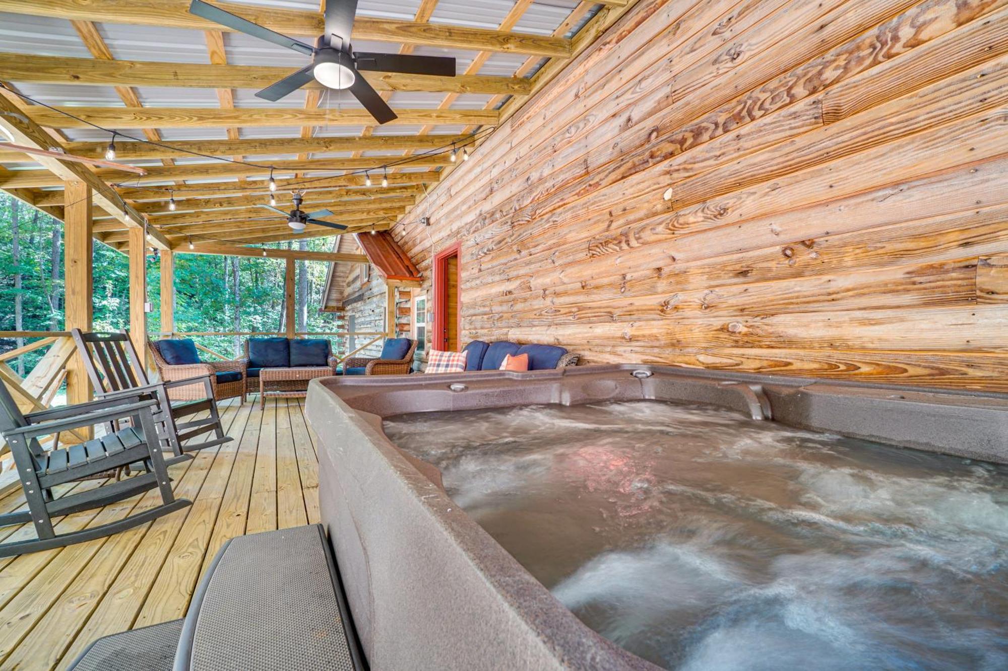 Villa North Georgia Mtn Escape With Hot Tub And Games! Sautee Nacoochee Esterno foto